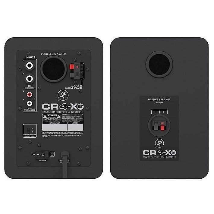 Mackie 50 Watts Cr4-xbt (pair) Powered Monitor With Bluetooth Connectivity