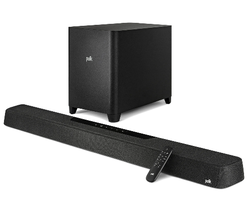Polk Magnifi Max AX Flagship 5.1.2 Dolby Atmos / DTS:X Sound Bar System with STEREO/DIMENSIONAL ARRAY®